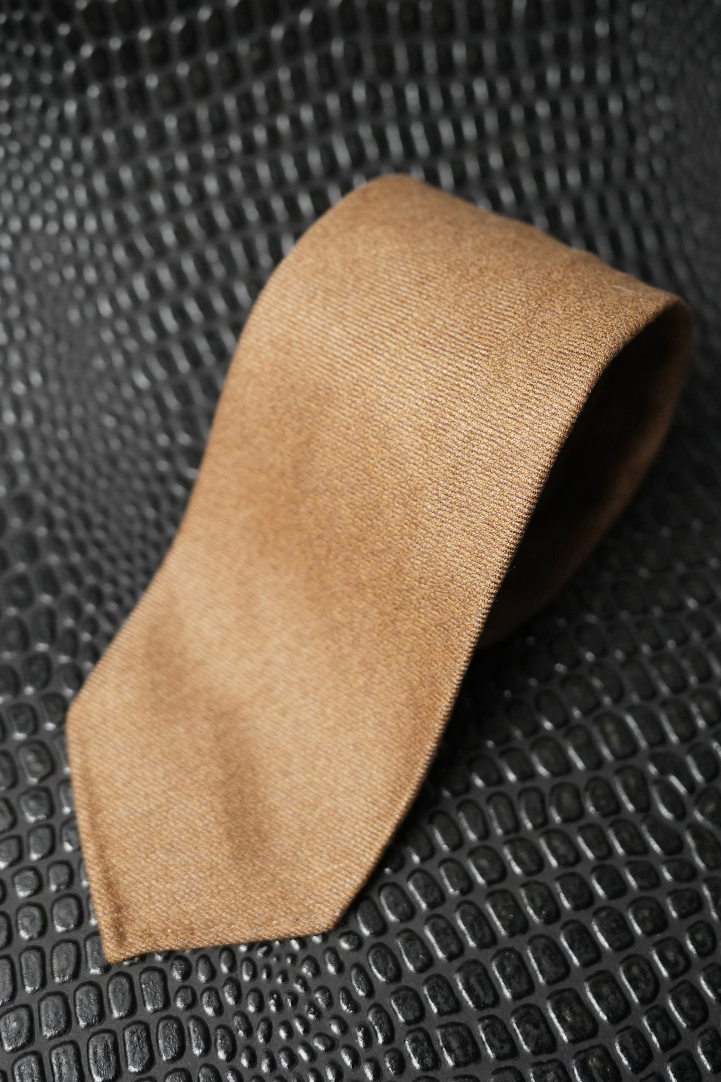 Brown Cashmere & Wool Handmad Tie