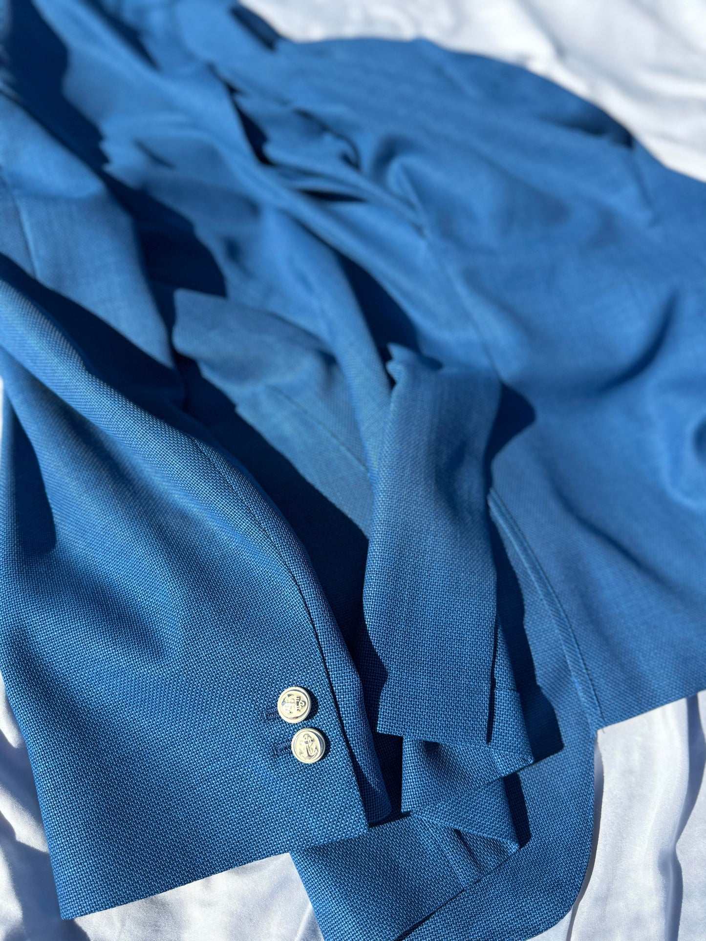 Custom Men’s Lightweight Hopsack Blazer – Full Canvas, Stiff Free, Wrinkle-Resistan