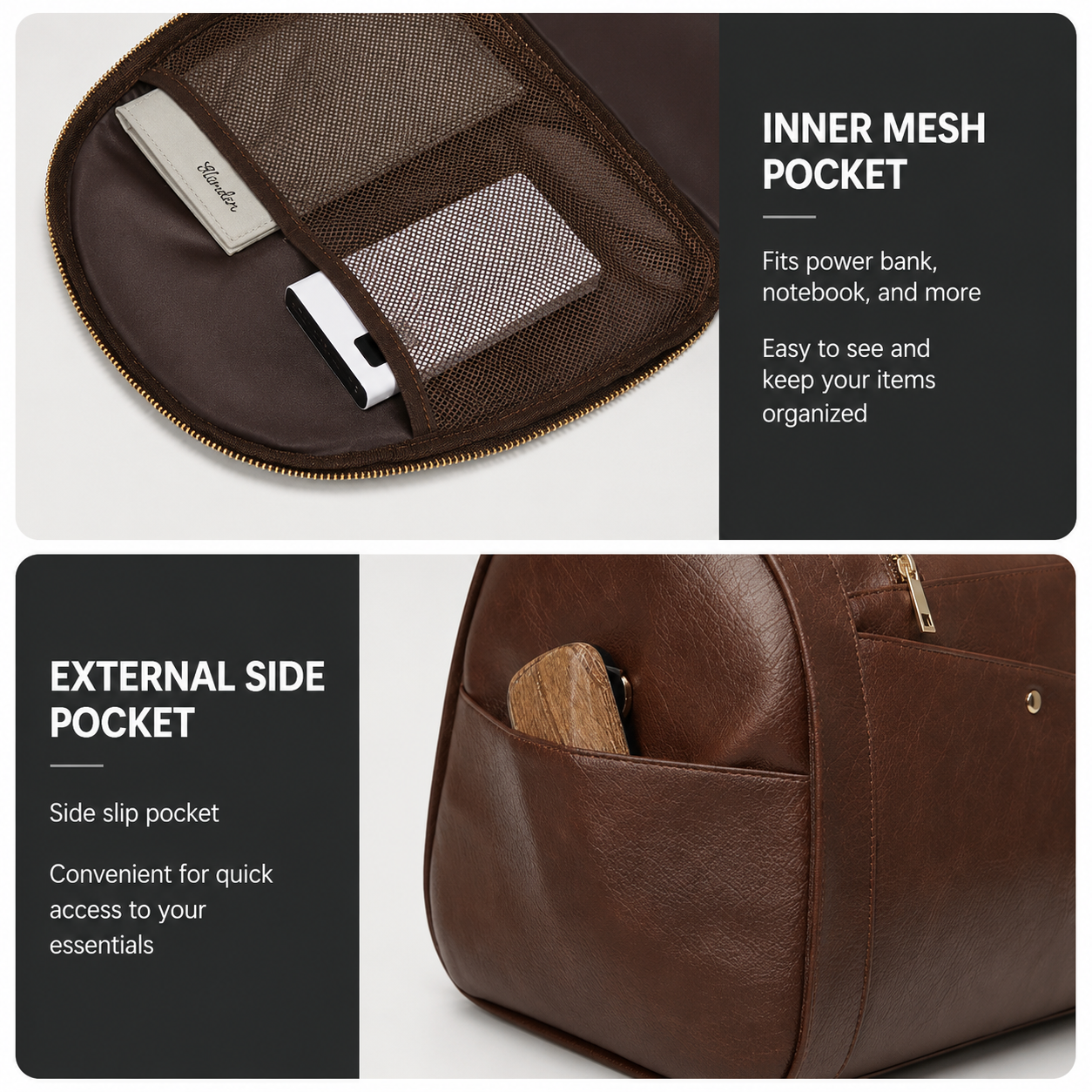 Suits Travel Duffle Bag Convertible Suit Shoes Overnight Bag