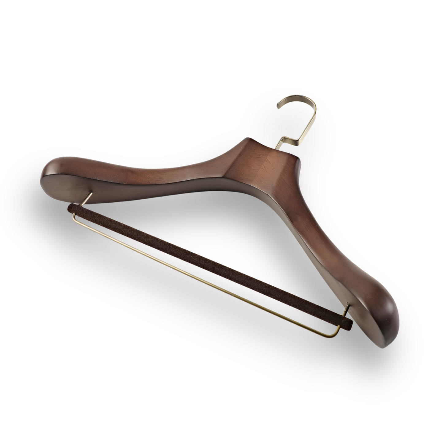 Hand Craft Professional Extra Wide Shoulder Suit Hanger - Solid Walnut Wood