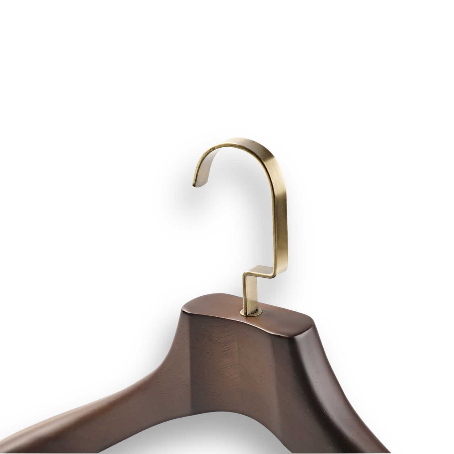 Hand Craft Professional Extra Wide Shoulder Suit Hanger - Solid Walnut Wood