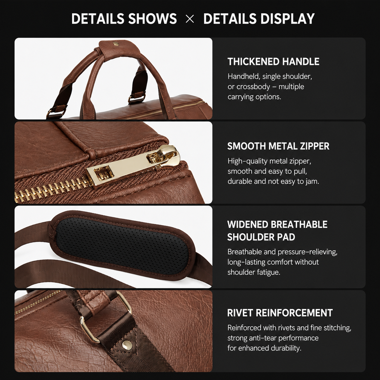 Suits Travel Duffle Bag Convertible Suit Shoes Overnight Bag