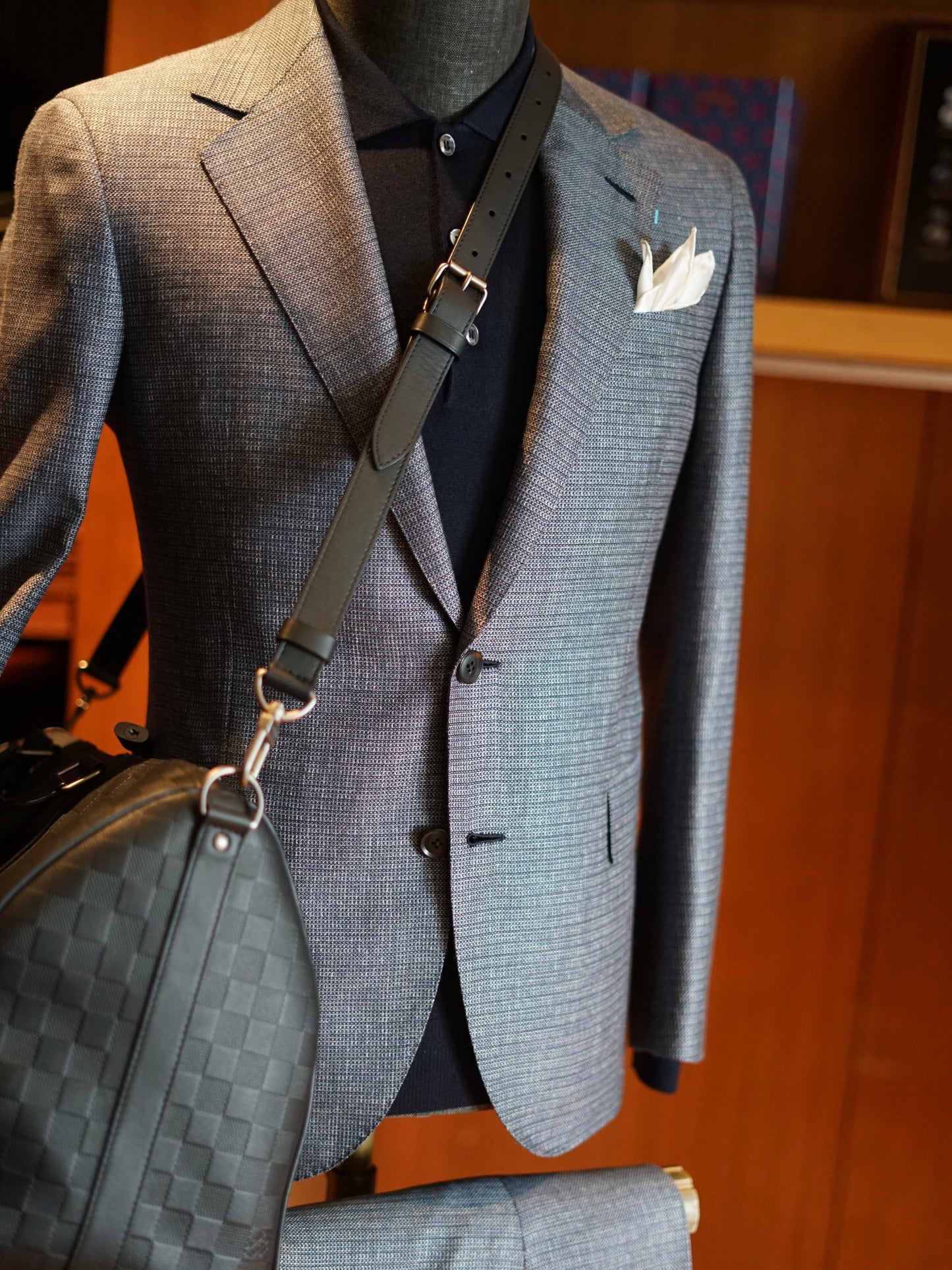 Wool and Silk Blend Lightweight Two-Piece Suit