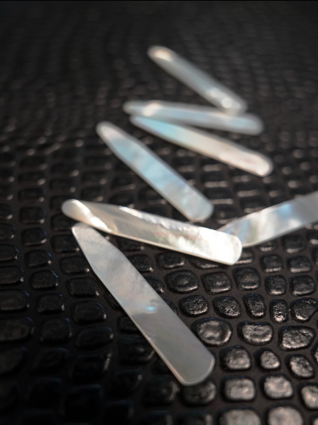 Mother-of-Pearl Collar Stays Essential Accessory Luxury Gift For Men