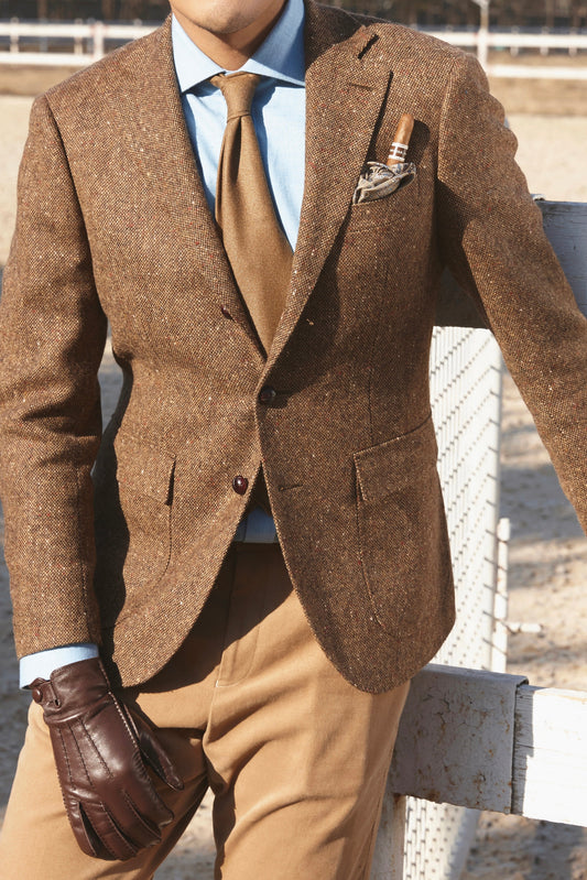 Brown British Tweed Jacket – English Heritage Edition