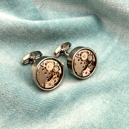 Mechanical Watch Movement Cufflinks